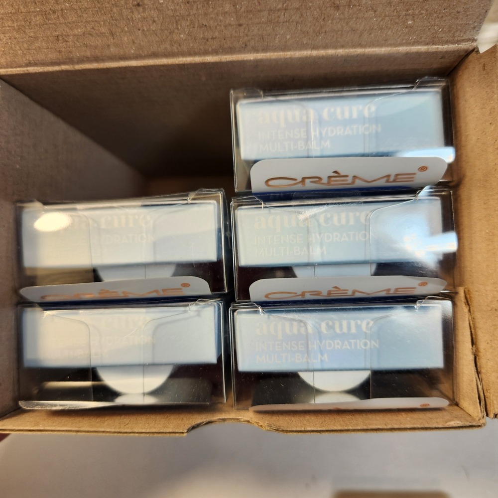 The Creme Shop Aqua Cure Intense Hydration Multi-Balm 6 Pack MTB9188 NEW - Picture 4 of 8